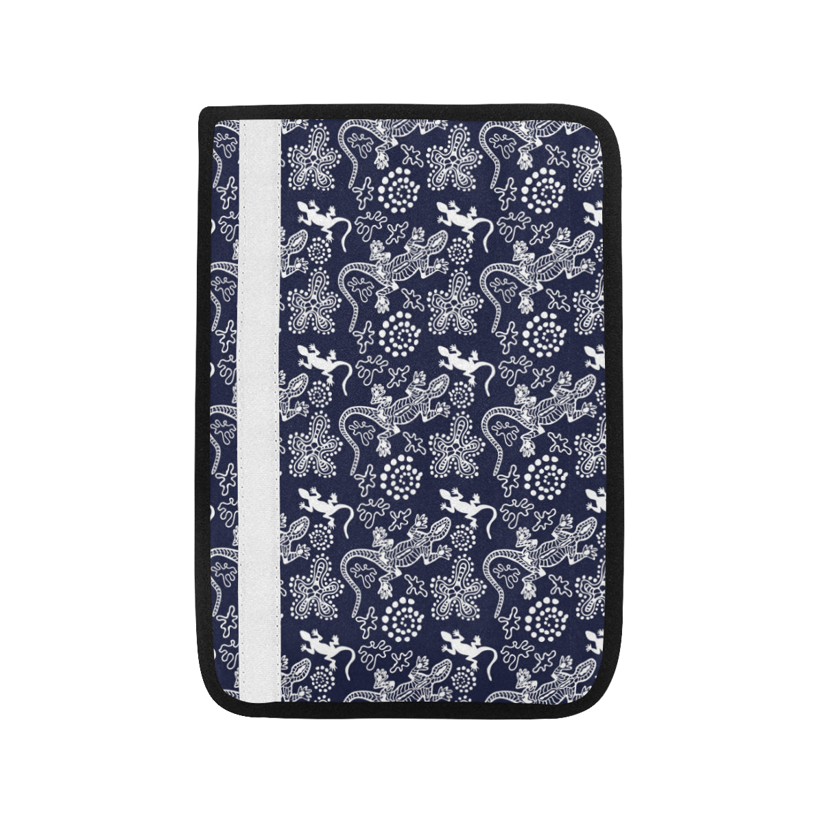 lizard Pattern Print Design 03 Car Seat Belt Cover