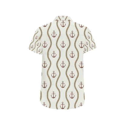 Anchor Classic Men's Short Sleeve Button Up Shirt