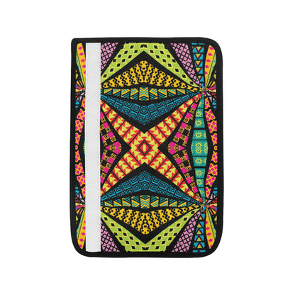 Kaleidoscope Pattern Print Design 05 Car Seat Belt Cover