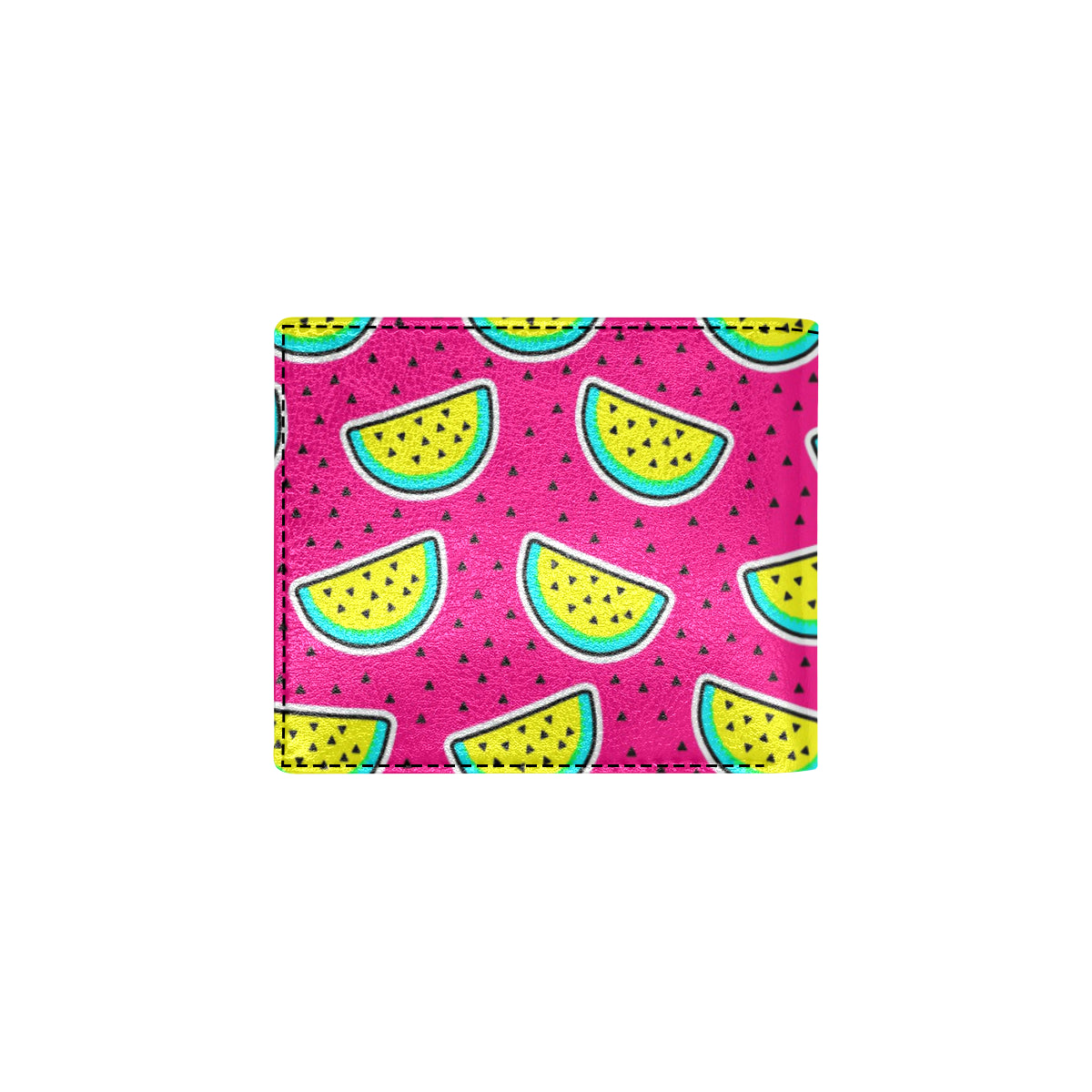 Watermelon Pattern Print Design WM04 Men's ID Card Wallet