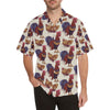 Rooster Pattern Print Design A03 Men's Hawaiian Shirt