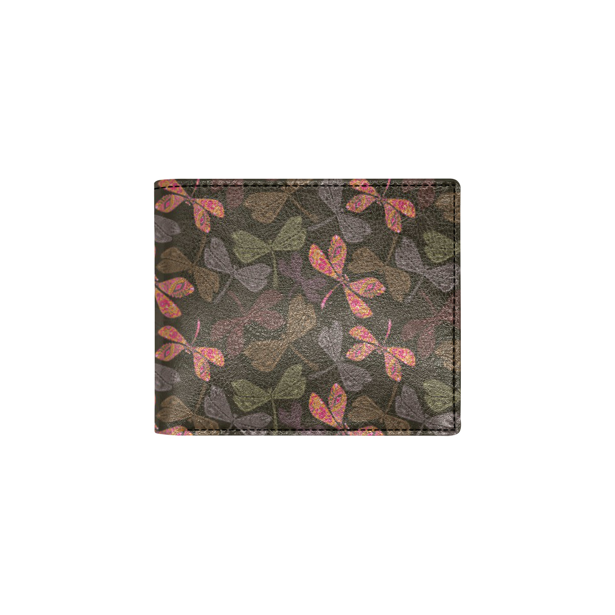 Dragonfly Pattern Print Design 02 Men's ID Card Wallet