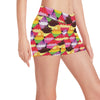 Cupcake Pattern Print Design CP02 Yoga Shorts