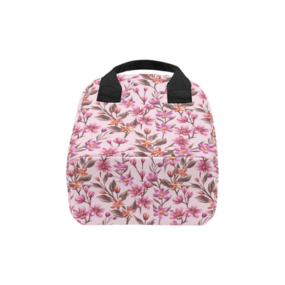 Summer Floral Pattern Print Design SF09 Insulated Lunch Bag
