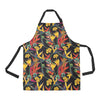 Bird Of Paradise Pattern Print Design BOP016 Apron with Pocket