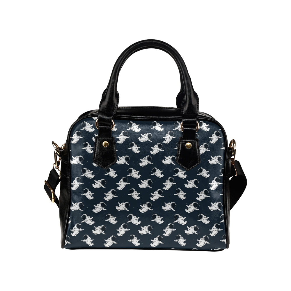 Astronaut Pattern Print Design 02 Shoulder Handbag