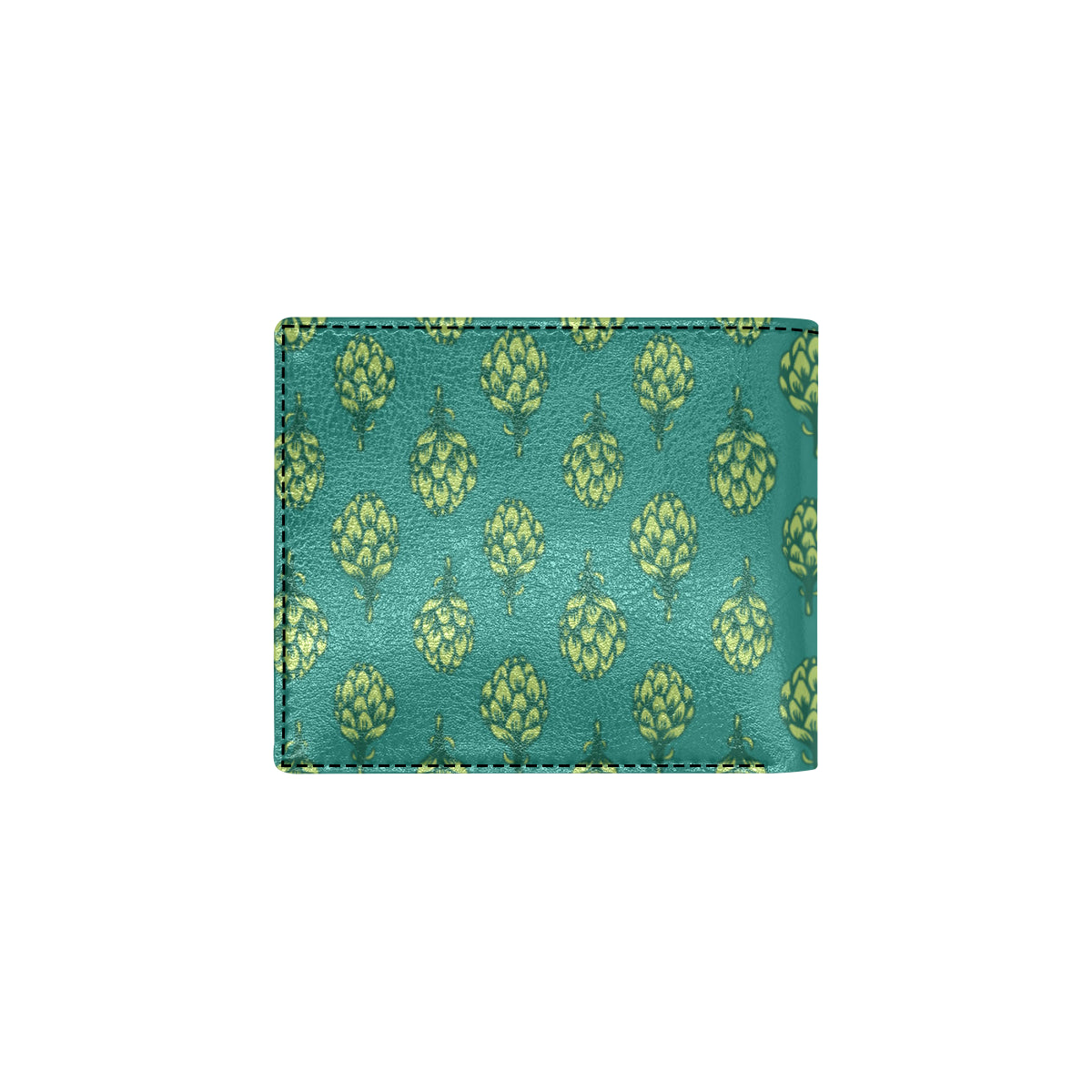 Artichoke Pattern Print Design 04 Men's ID Card Wallet