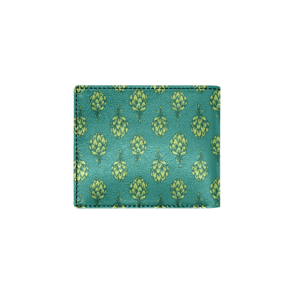 Artichoke Pattern Print Design 04 Men's ID Card Wallet