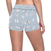 Rabbit Pattern Print Design RB06 Yoga Shorts