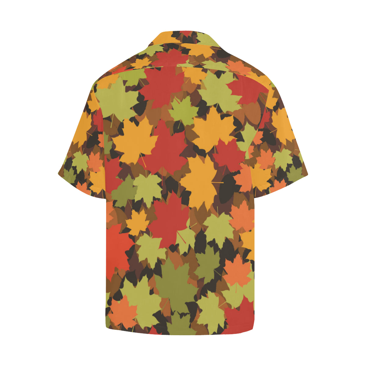 Maple Leaf Pattern Print Design 05 Men's Hawaiian Shirt