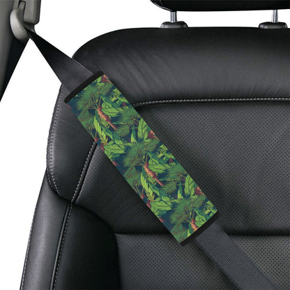 Rainforest Pattern Print Design A01 Car Seat Belt Cover