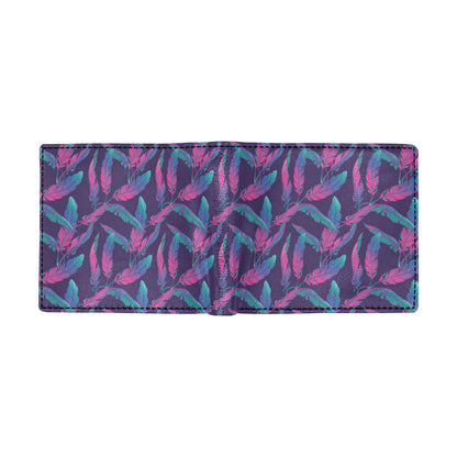 Banana Leaf Pattern Print Design 08 Men's ID Card Wallet