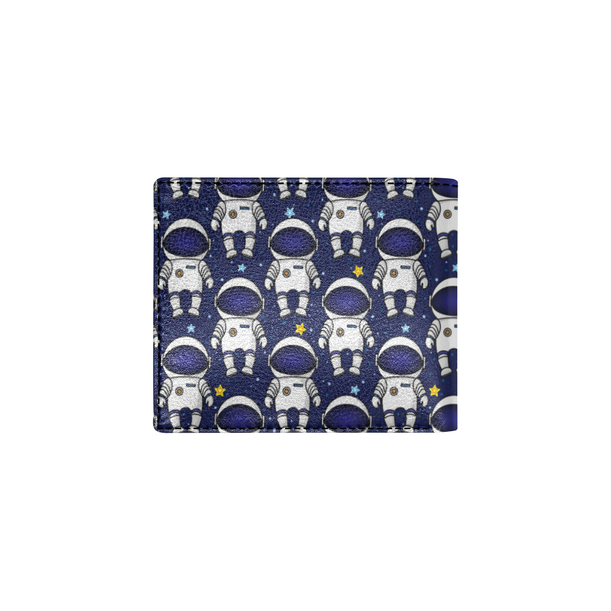 Astronaut Pattern Print Design 01 Men's ID Card Wallet