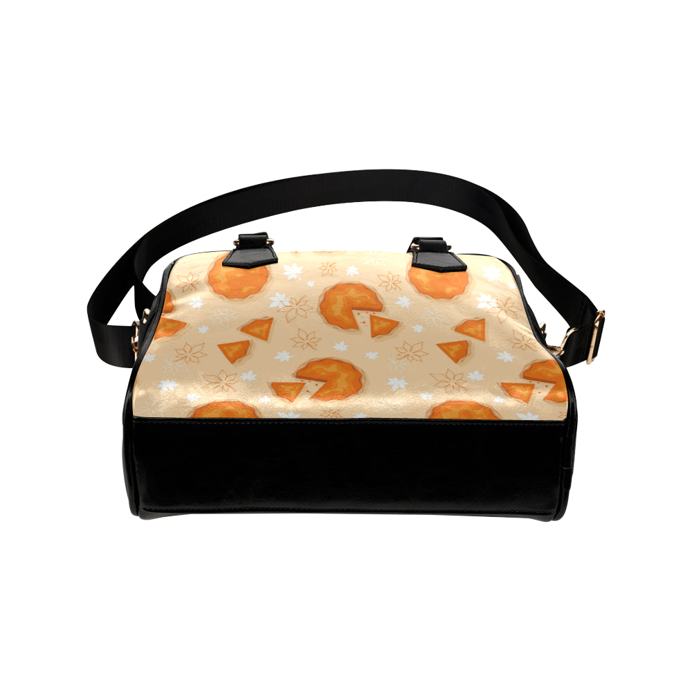 Pie Pattern Print Design A01 Shoulder Handbag