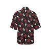 Skull With Red Dragon Print Design LKS304 Women's Hawaiian Shirt