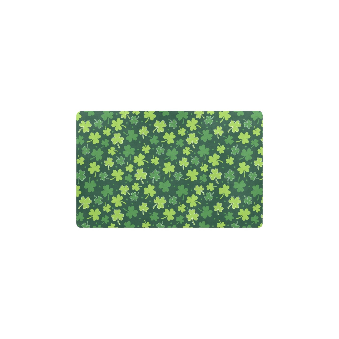 Clover Pattern Print Design 02 Kitchen Mat