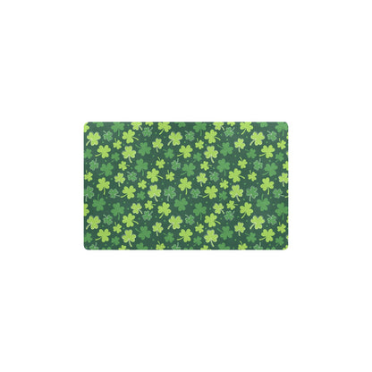Clover Pattern Print Design 02 Kitchen Mat