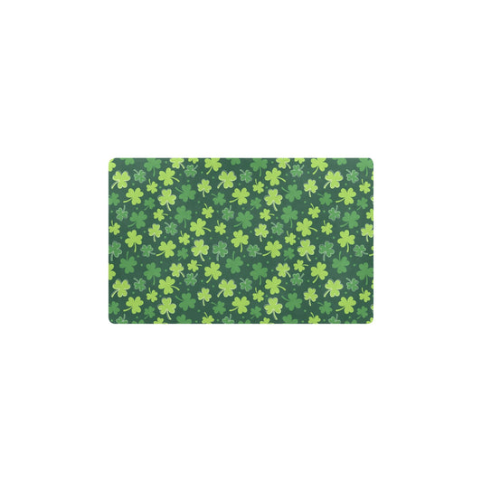 Clover Pattern Print Design 02 Kitchen Mat