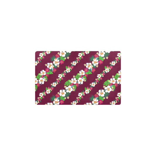 Hawaiian Themed Pattern Print Design H06 Kitchen Mat