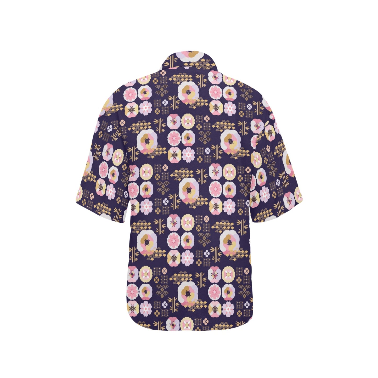 Sakura Japan Style Print Design LKS302 Women's Hawaiian Shirt