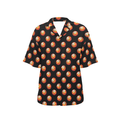 Basketball Pattern Print Design 01 Women's Hawaiian Shirt