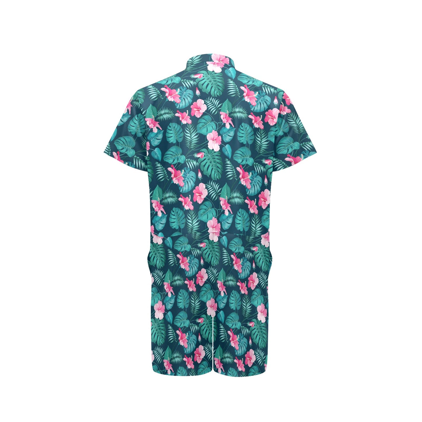Summer Floral Print Design LKS301 Men's Romper