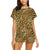 Tiger Print Design LKS302 Women's Short Pajama Set