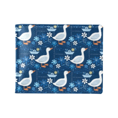 Goose Print Design LKS405 Men's ID Card Wallet