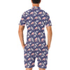 Sea Turtle With Jelly Fish Print Design LKS301 Men's Romper