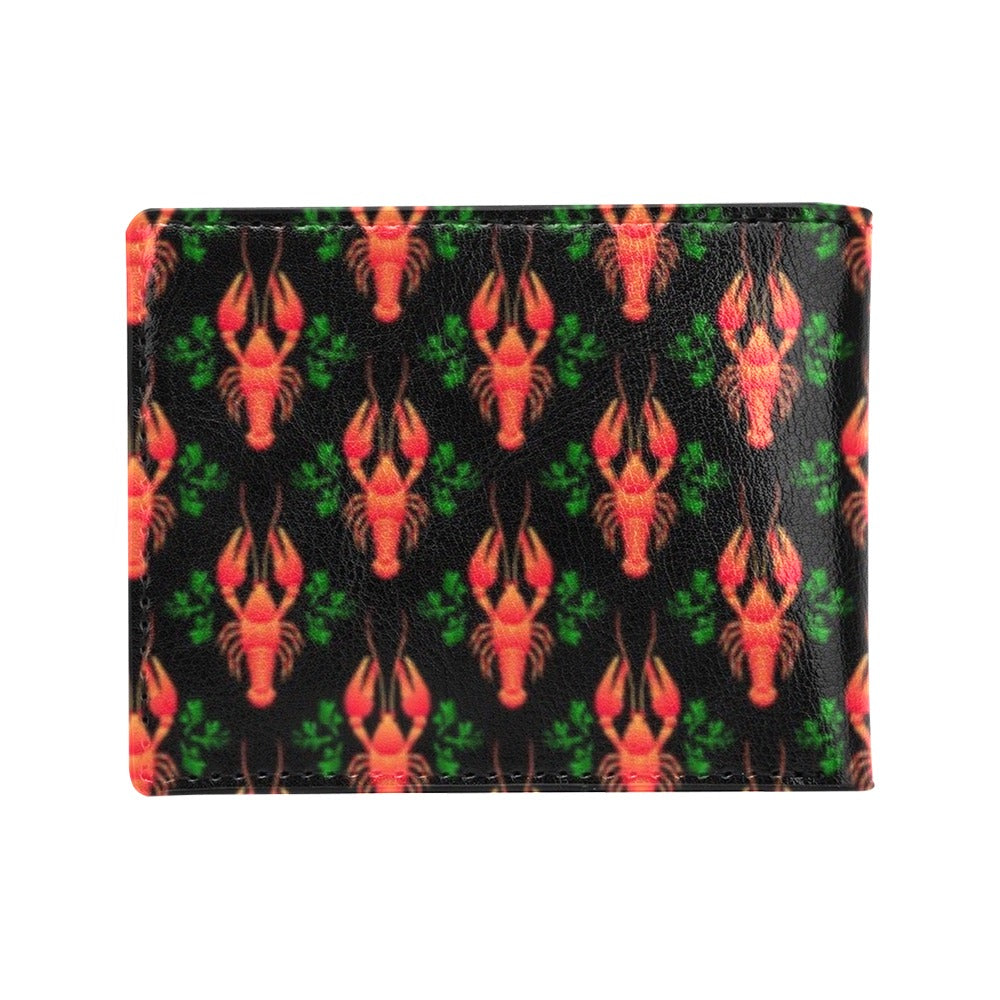 Lobster Print Design LKS403 Men's ID Card Wallet