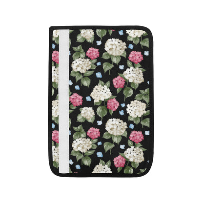 Hydrangea Pattern Print Design HD09 Car Seat Belt Cover