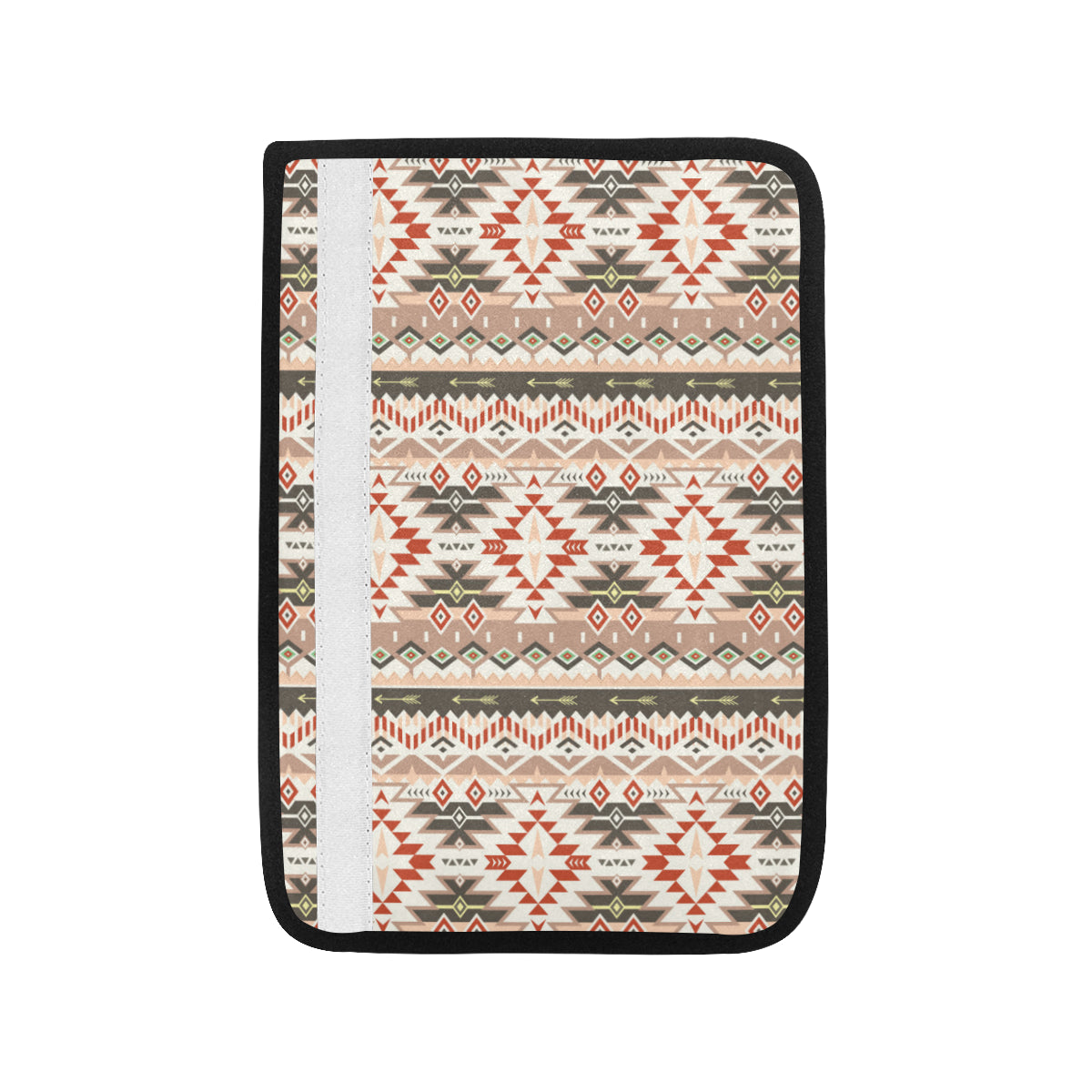 Aztec Pattern Print Design 05 Car Seat Belt Cover