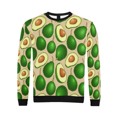 Avocado Pattern Print Design AC010 Men Long Sleeve Sweatshirt