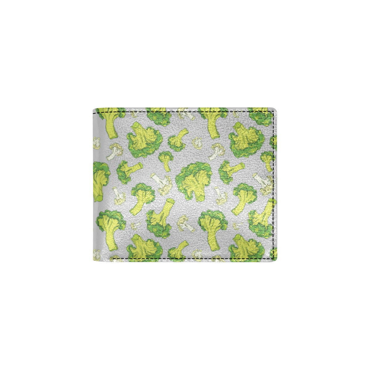 Broccoli Pattern Print Design 03 Men's ID Card Wallet