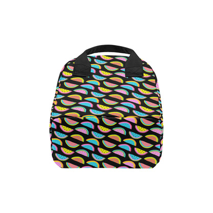 Watermelon Pattern Print Design WM08 Insulated Lunch Bag