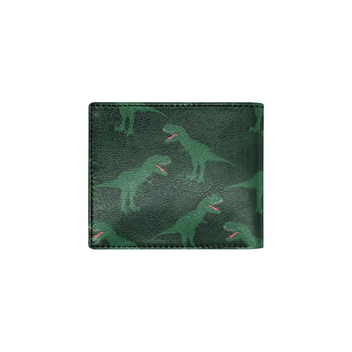 T Rex Pattern Print Design A06 Men's ID Card Wallet
