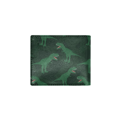 T Rex Pattern Print Design A06 Men's ID Card Wallet