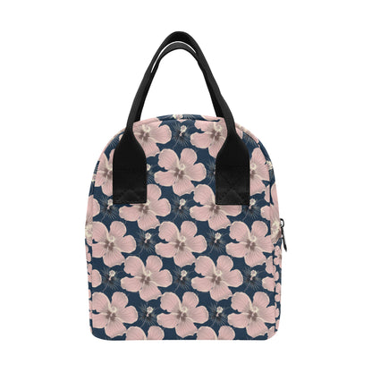Plumeria Pattern Print Design PM018 Insulated Lunch Bag