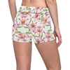 Lily Pattern Print Design LY011 Yoga Shorts