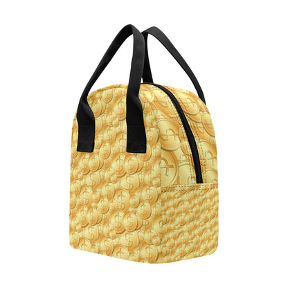 Dollar Pattern Print Design DO03 Insulated Lunch Bag