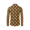 Cheetah Pattern Print Design 03 Men's Long Sleeve Shirt