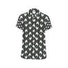 Chicken Pattern Print Design 06 Men's Short Sleeve Button Up Shirt