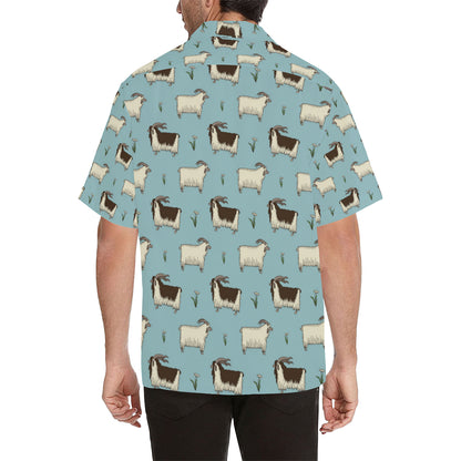 Goat Pattern Print Design 02 Men's Hawaiian Shirt