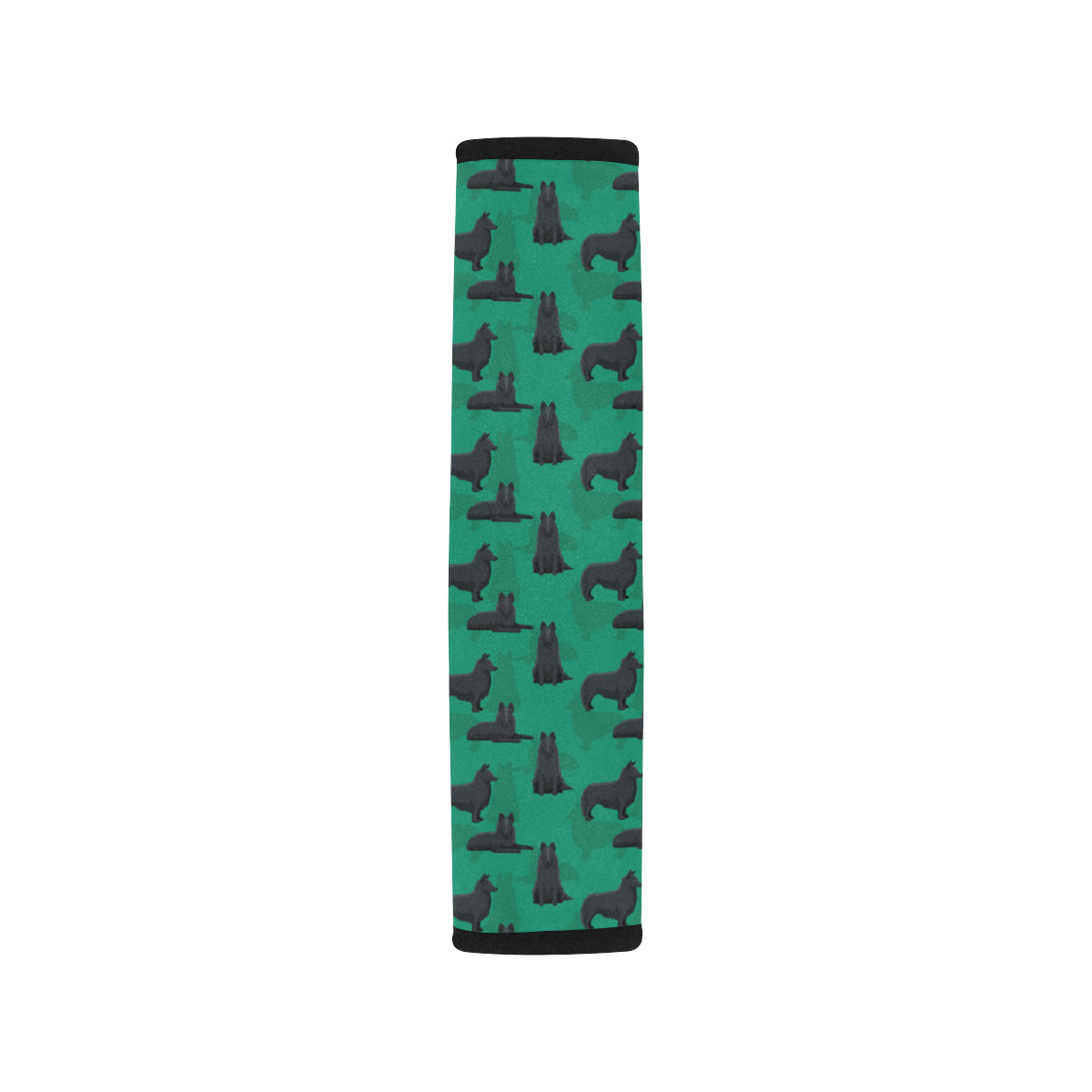 Belgian Sheepdog Pattern Print Design 01 Car Seat Belt Cover