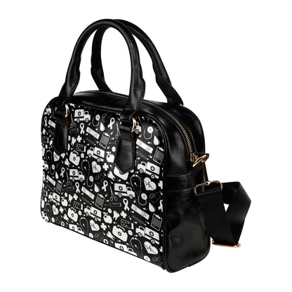 Medical Pattern Print Design 01 Shoulder Handbag