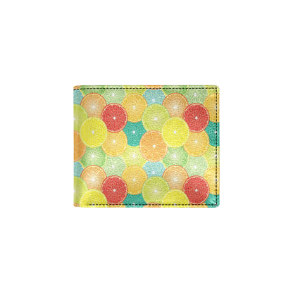 Citrus  Pattern Print Design 01 Men's ID Card Wallet