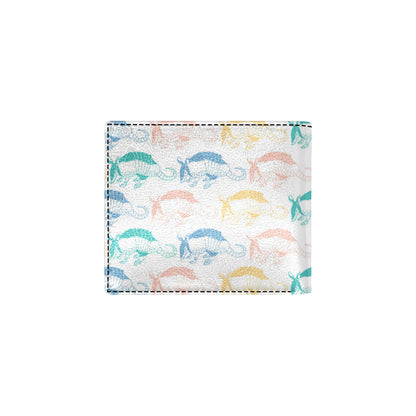 Armadillo Pattern Print Design 05 Men's ID Card Wallet