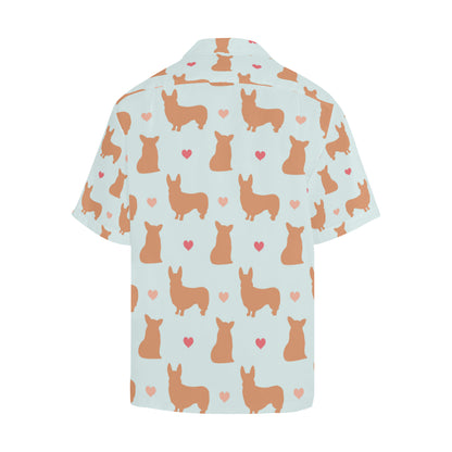 Pembroke Welsh Corgis Pattern Print Design A01 Men's Hawaiian Shirt