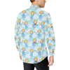 Angel Musician Pattern Print Design 09 Men's Long Sleeve Shirt