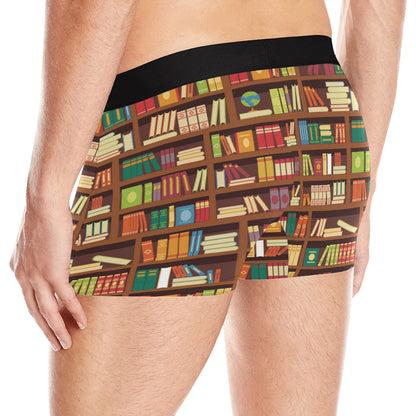 Book Pattern Print Design 06 Men's Boxer Briefs